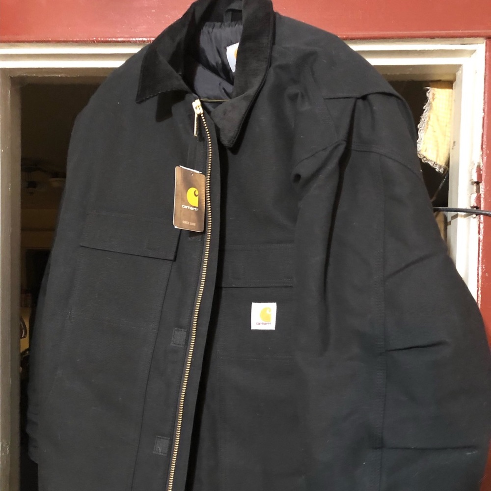 New Black Carhartt Jacket size 2XL